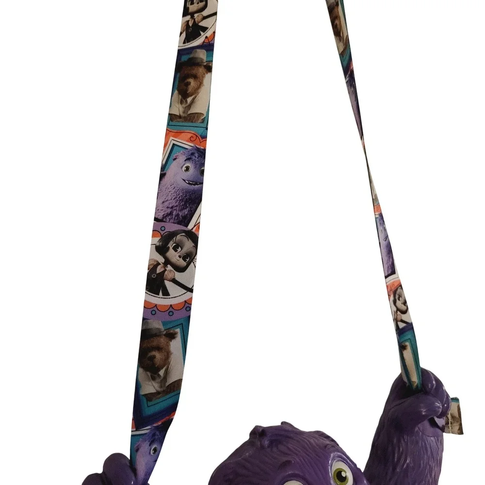 AMC Theater IF Imaginary Friends Exclusive Popcorn Bucket Purple Crossbody Strap